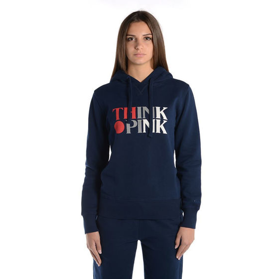 Think Pink | felpa donna cappuccio fw1811| Think Pink