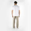 Picture of "THINK PINK"MAN CHECK CALANQUE KNEE PATCHES  DRAWSTRING ON WAIST AND BOTTOM IN COTTON GARMENT DYED
