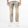 Picture of "THINK PINK"MAN CHECK CALANQUE KNEE PATCHES  DRAWSTRING ON WAIST AND BOTTOM IN COTTON GARMENT DYED