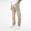 Picture of "THINK PINK"MAN CHECK CALANQUE KNEE PATCHES  DRAWSTRING ON WAIST AND BOTTOM IN COTTON GARMENT DYED