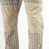 Picture of "THINK PINK"MAN CHECK CALANQUE KNEE PATCHES  DRAWSTRING ON WAIST AND BOTTOM IN COTTON GARMENT DYED