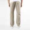 Picture of "THINK PINK"MAN CHECK CALANQUE KNEE PATCHES  DRAWSTRING ON WAIST AND BOTTOM IN COTTON GARMENT DYED
