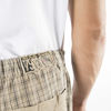 Picture of "THINK PINK"MAN CHECK CALANQUE KNEE PATCHES  DRAWSTRING ON WAIST AND BOTTOM IN COTTON GARMENT DYED