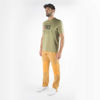 Picture of "THINK PINK"MAN CHECK CALANQUE KNEE PATCHES  DRAWSTRING ON WAIST AND BOTTOM IN COTTON GARMENT DYED