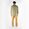 Picture of "THINK PINK"MAN CHECK CALANQUE KNEE PATCHES  DRAWSTRING ON WAIST AND BOTTOM IN COTTON GARMENT DYED