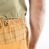 Picture of "THINK PINK"MAN CHECK CALANQUE KNEE PATCHES  DRAWSTRING ON WAIST AND BOTTOM IN COTTON GARMENT DYED