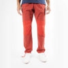 Picture of "THINK PINK"MAN CHECK CALANQUE KNEE PATCHES  DRAWSTRING ON WAIST AND BOTTOM IN COTTON GARMENT DYED