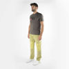 Picture of "THINK PINK"MAN CHECK CALANQUE KNEE PATCHES  DRAWSTRING ON WAIST AND BOTTOM IN COTTON GARMENT DYED