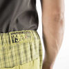 Picture of "THINK PINK"MAN CHECK CALANQUE KNEE PATCHES  DRAWSTRING ON WAIST AND BOTTOM IN COTTON GARMENT DYED