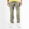 Picture of "THINK PINK"MAN CHECK CALANQUE KNEE PATCHES  DRAWSTRING ON WAIST AND BOTTOM IN COTTON GARMENT DYED