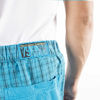 Picture of "THINK PINK"MAN CHECK CALANQUE KNEE PATCHES  DRAWSTRING ON WAIST AND BOTTOM IN COTTON GARMENT DYED