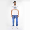 Picture of "THINK PINK"MAN CHECK CALANQUE KNEE PATCHES  DRAWSTRING ON WAIST AND BOTTOM IN COTTON GARMENT DYED