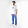 Picture of "THINK PINK"MAN CHECK CALANQUE KNEE PATCHES  DRAWSTRING ON WAIST AND BOTTOM IN COTTON GARMENT DYED