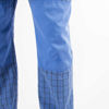 Picture of "THINK PINK"MAN CHECK CALANQUE KNEE PATCHES  DRAWSTRING ON WAIST AND BOTTOM IN COTTON GARMENT DYED