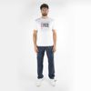 Picture of "THINK PINK"MAN CHECK CALANQUE KNEE PATCHES  DRAWSTRING ON WAIST AND BOTTOM IN COTTON GARMENT DYED