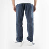 Picture of "THINK PINK"MAN CHECK CALANQUE KNEE PATCHES  DRAWSTRING ON WAIST AND BOTTOM IN COTTON GARMENT DYED
