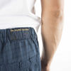 Picture of "THINK PINK"MAN CHECK CALANQUE KNEE PATCHES  DRAWSTRING ON WAIST AND BOTTOM IN COTTON GARMENT DYED