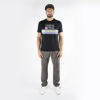Picture of "THINK PINK"MAN CHECK CALANQUE KNEE PATCHES  DRAWSTRING ON WAIST AND BOTTOM IN COTTON GARMENT DYED