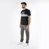 Picture of "THINK PINK"MAN CHECK CALANQUE KNEE PATCHES  DRAWSTRING ON WAIST AND BOTTOM IN COTTON GARMENT DYED