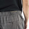 Picture of "THINK PINK"MAN CHECK CALANQUE KNEE PATCHES  DRAWSTRING ON WAIST AND BOTTOM IN COTTON GARMENT DYED