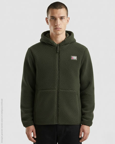 Immagine di Pile Sherpa Unisex con zip tpm254w25785